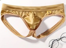 Jock Strap Setoso Oro Sexy