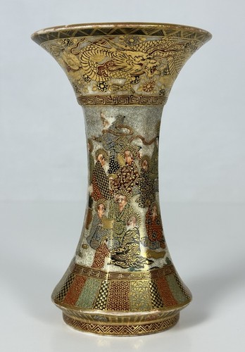 Antico vaso giapponese satsuma - vaso,