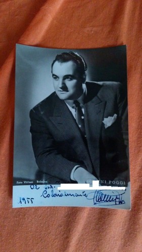 Gianni poggi tenore autograph - poggi,