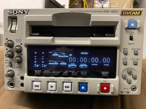 Sony dsr 1500a dvcam - dsr-1500a, digital