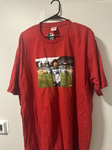 Shirt supreme maradona rossa - t-shirt,