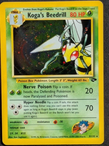 Carta pokemon kogas beedrill - kogas,