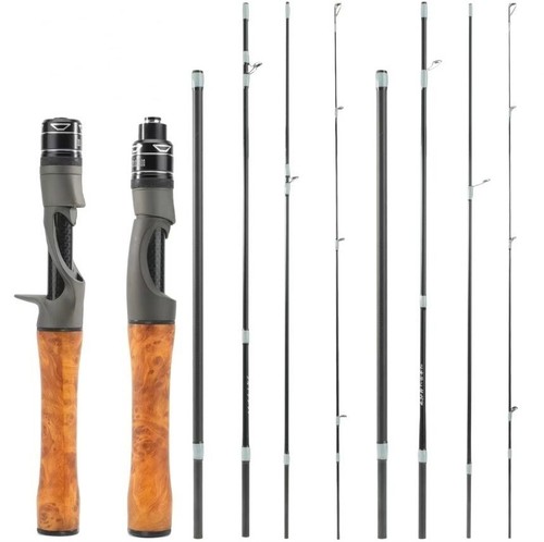 Canna pesca esca fibra - da,