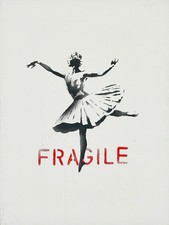 Banksy: Ballerina 22x30 Stampa