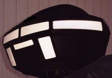 Top Case Black Reflective Tape