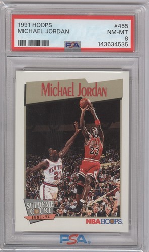 1991 hoops jordan 455 psa - hoops,