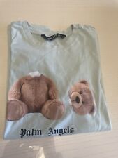 palm angels t shirt In Cotone Verde Acqua Taglia M