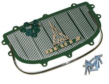 Griglia cofano modanatura + emblemi + bulloni per trattore Deutz D 2505 3005 4005 