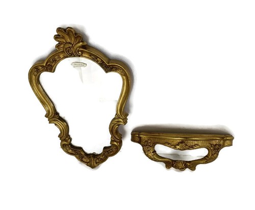 Specchio consolle ornato - , da