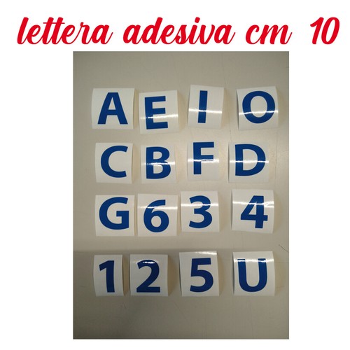Lettere adesive per scritte - per,