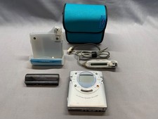 Sharp MD-MT866 MiniDisc dock di ricarica remota adattatore batteria AA custodia da trasporto