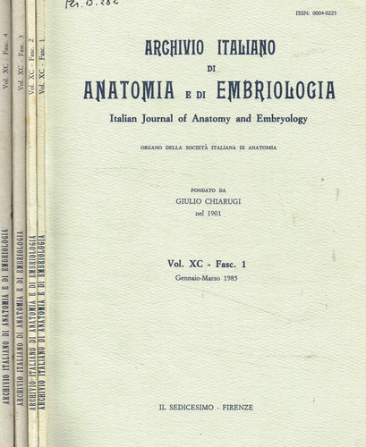 Archivio italiano anatomia - di,