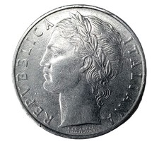 Italia 100 Lire - 1965 - KM#