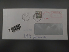 ITALIA 1979 ALTI VALORI lire 4000 varietà usato su busta viaggiata raccomandata