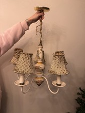 Lampadario vintage 5 luci in