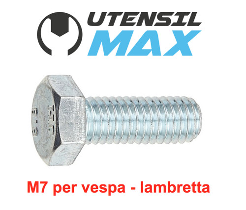 Viti testa esagonale zincate - viti,