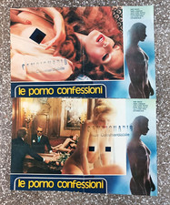 Lotto di N.2 Fotobuste - LE PORNO CONFESSIONI - Lobbycard Foto di scena