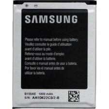 Samsung Batteria originale B150AE per GALAXY CORE I8260 CORE DUOS I8262 Nuova
