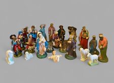 Presepe Completo 19 Personaggi 4 Pecore In Fine Gesso 18/ 20 Cm