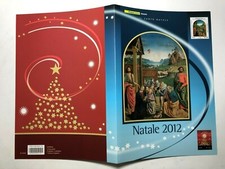 2012 Folder Filatelico Natale Soggetto Laico e Religioso e Lamina Argento