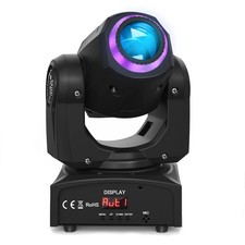 U'King Testa Mobile LED 120W RGB 8 Gobo DMX512 RDM Effetto Strobo Luce Palco DJ