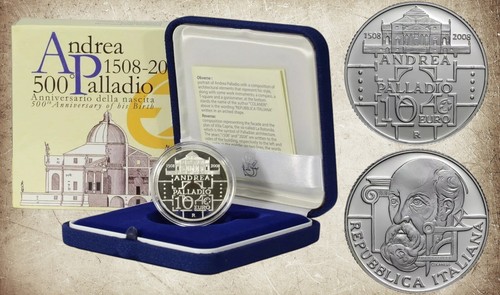 Italia 2008 euro argento - italia,