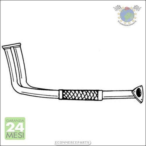 Tubo marmitta collettore - marmitta,