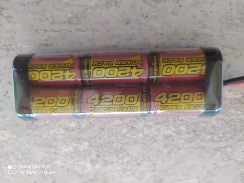 Batteria nimh 4200mah - 7,2v,