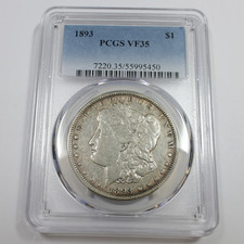 1893 P PCGS VF35 - Toned