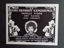 Volantino originale 1968 Jimi