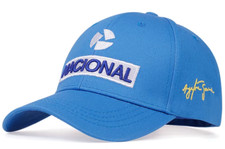 Cappello da baseball F1 Ayrton Senna Formula 1 ricamato adulto - nuovo con omaggio UK