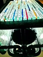 Applique Lanterna da Esterno Poliarte in Ferro Battuto e vetro di Murano