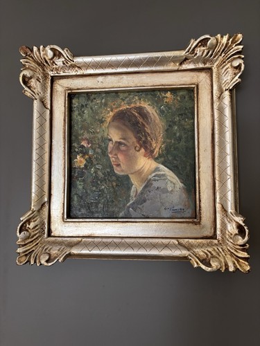Original italian oil painting - italian,