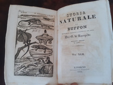 1832 BUFFON STORIA NATURALE OVIPARI e SERPENTI  Livorno Vignozzi 4 vol completa