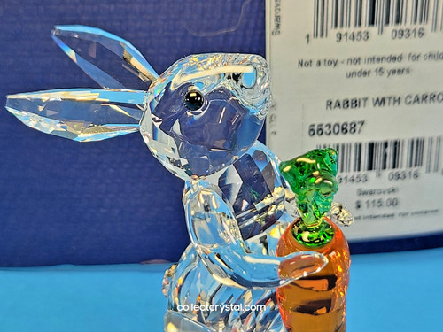 Swarovski coniglio con carota