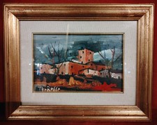 Dipinto olio cartone - olio,
