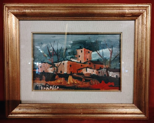 Dipinto olio cartone - dipinto, su