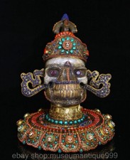 Statua testa teschio scheletro