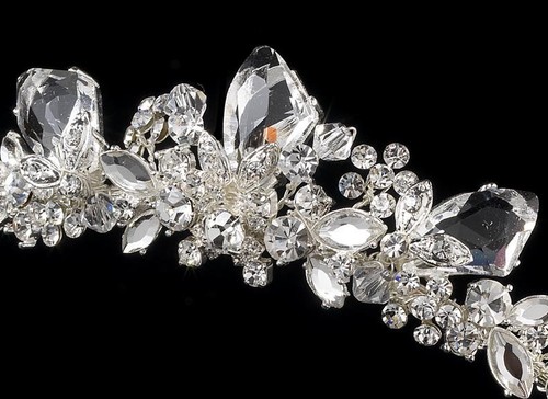 Diadema moderna argento