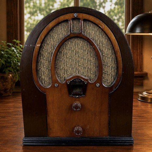 Radio valvole cattedrale - a,