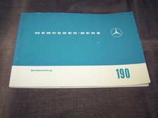 TOPRARITA' Manuale uso e manutenzione originale Mercedes 190 del 1964 W110!!!