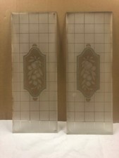 coppia Vecchio Vetro sabbiato