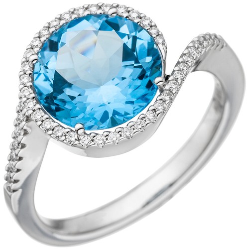 Anello con diamanti e - anello,