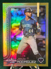 Serie Aggiornamento Topps 2025 JULIO RODRIGUEZ All-Star Game ASG-44 Gold Foil SP 39/50