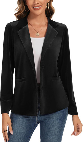 Blazer donna velluto - blazer,