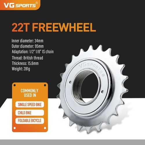 Sports 22t 34mm - vg, ruota