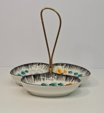 Stupenda Antipastiera Centrotavola Ceramica Laveno Italia Anni '50