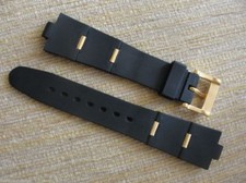 Cinturino orologio gomma nera