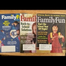 Lot Of 3 Family Fun Sept Back
