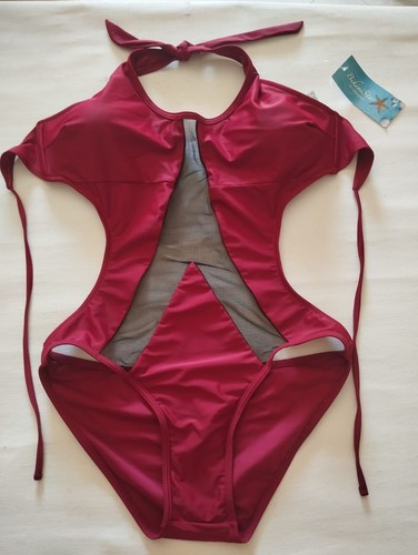 Costume intero rosso donna - costume,